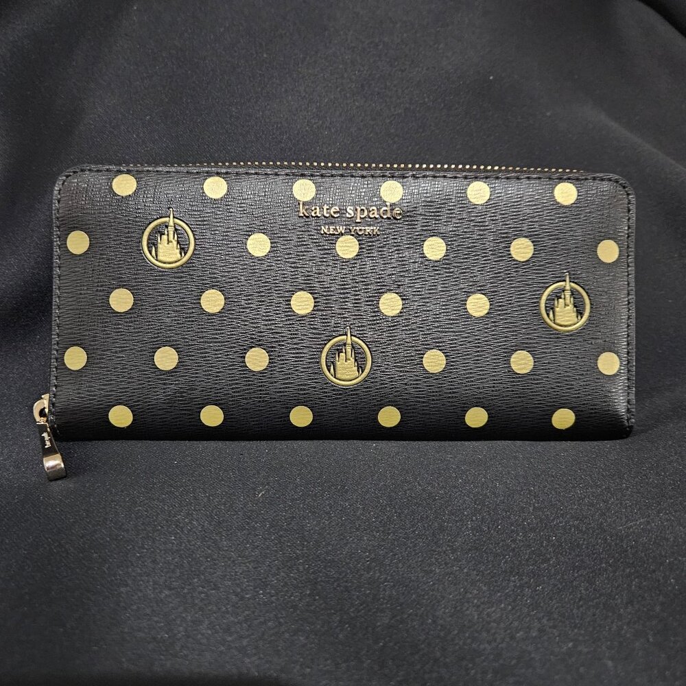 KATE SPADE Disney World 50th Anniversary Cinderellas Castle Wallet